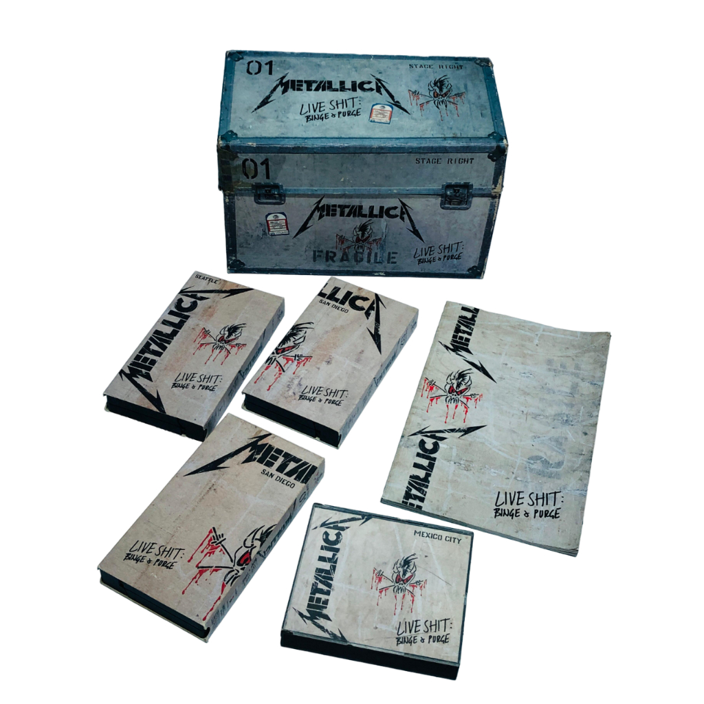 Box Completo Metallica Live Shit Binge Purge