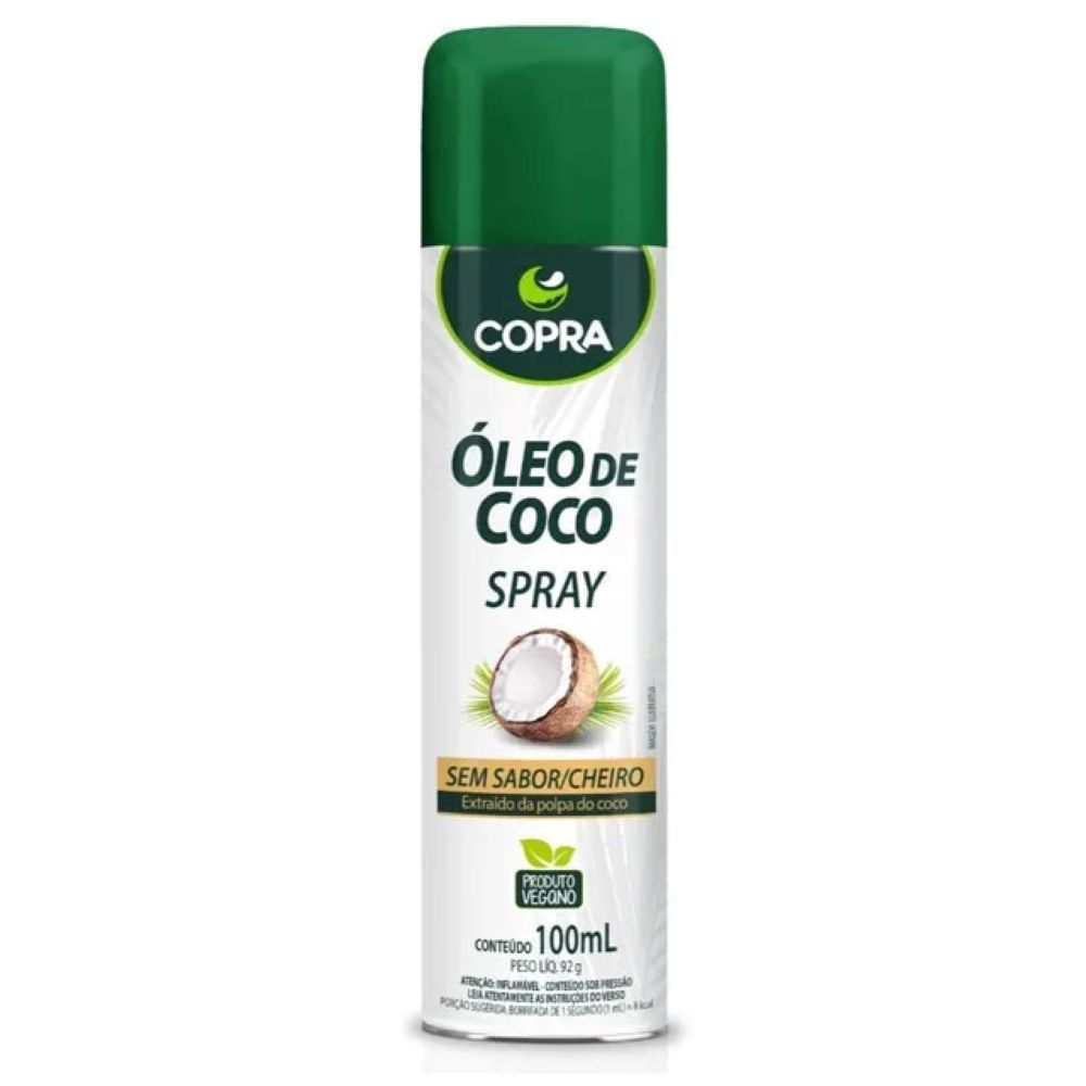 OLEO DE COCO SPRAY SEM SABOR 100ML COPRA