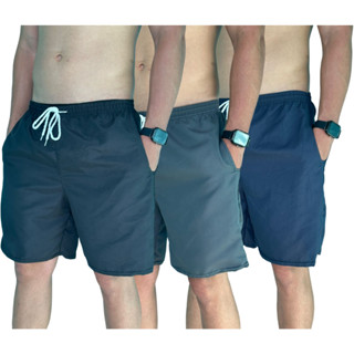 Bermuda Swin Short de Banho Masculino Tactel Academia Piscina Praia Caminhada