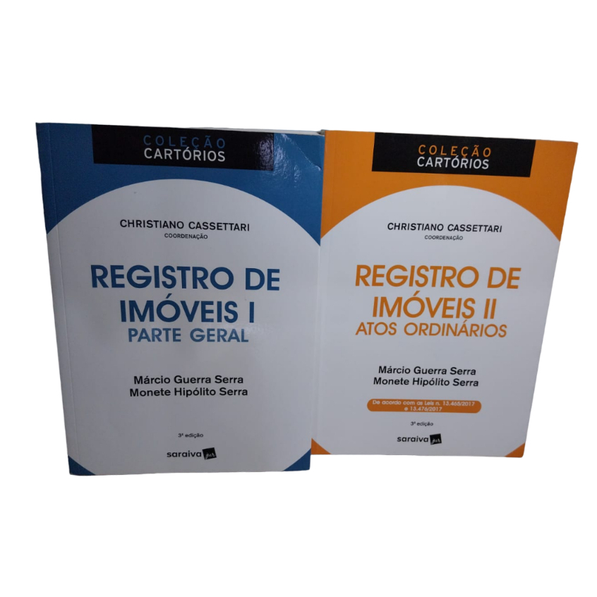 Box 2 Livros: Registro de Imóveis |- Parte Geral / Registro de Im... - Márcio Guerra/Monete Hipólito