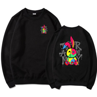 Blusa de Frio Moletom Sem Capuz Coelho