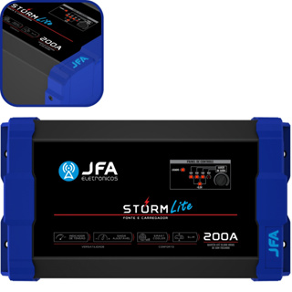 Fonte Carregador Jfa Storm Lite 200a Bivolt em Oferta na Shopee