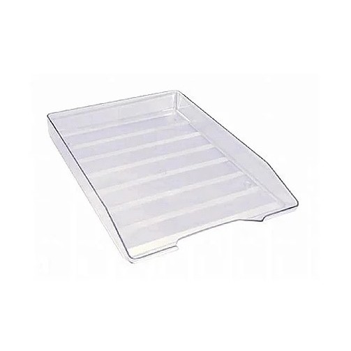 Caixa correspondência escaninho Simples Organizador Mesa 1 Andar Cristal, Fumê, Cinza Graf ou Preto Black Piano Novacril