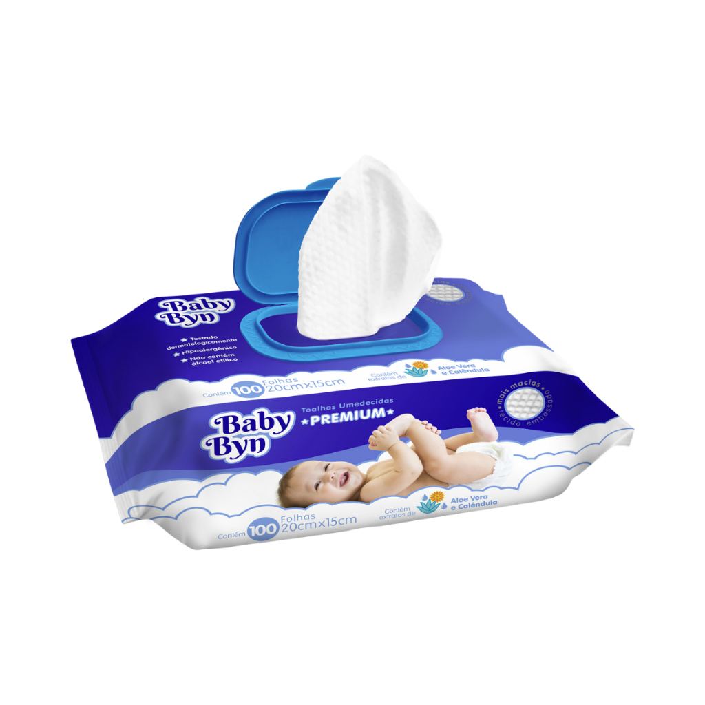TOALHA UMEDECIDA BABY BYN KIT600 (6PCTS X 100FLS) — imagem 2 de 2