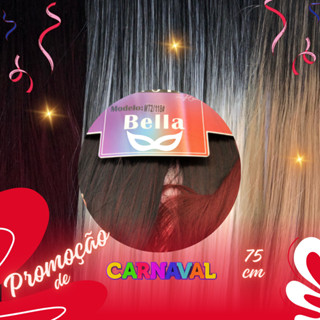 Cabelo 100% Orgânico Liso Natural Bella 75cm 320gr