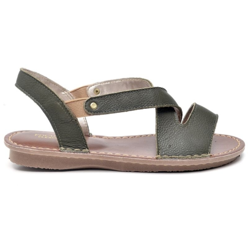 Sandália em Couro Legítimo Macia e Flexível