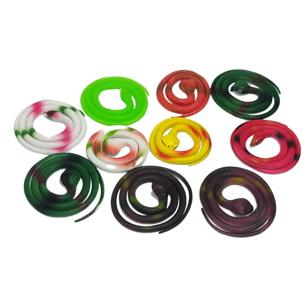 Cobra Realística Serpente De Borracha Pegadinha Brinquedo