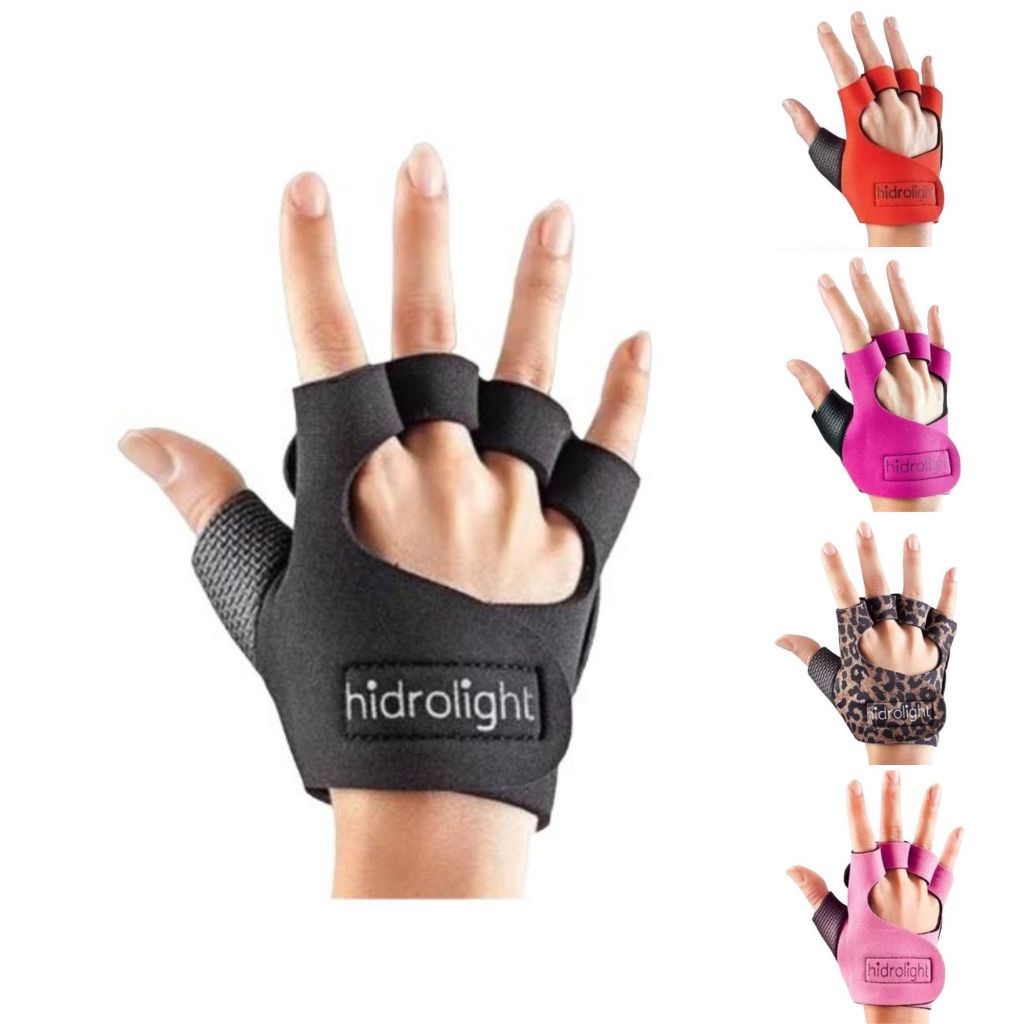 Luva Academia Musculação Hidrolight Protege Mãos Sem Calos Dedos Acessório Fitness Antiderrapante