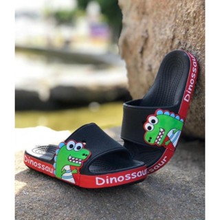Chinelo infantil slide dinossauro super leve promoção