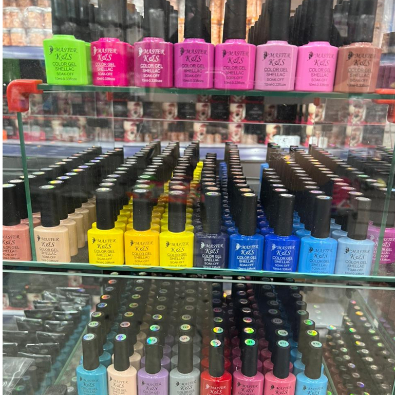 Kit 10 Esmaltes Lírio ou K&S 10ml em gel uv Seca Na Cabine CORES LINDAS SORTIDAS