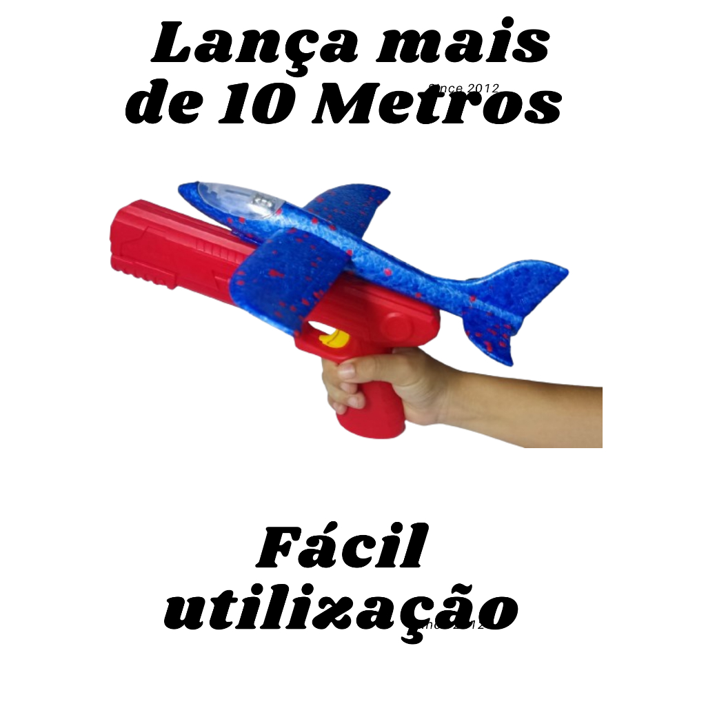 Brinquedo Avião Com Pistola De Lançador Infantil Promoção SHow
