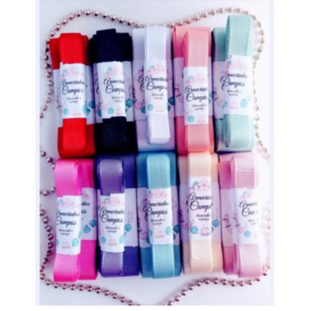 Fitas gorgorão N2, N5  (10 cores) 20mt em Oferta na Shopee