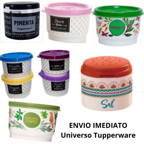 Porta temperos 140ml Tupperware Original