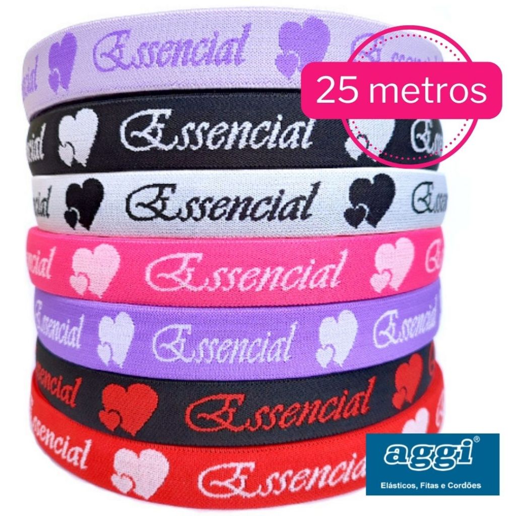 Elástico Personalizado Feminino para Calcinha Essencial AGGI - 25mm