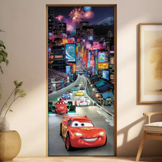 Adesivo para Porta Infantil Carros 08 em Oferta na Shopee