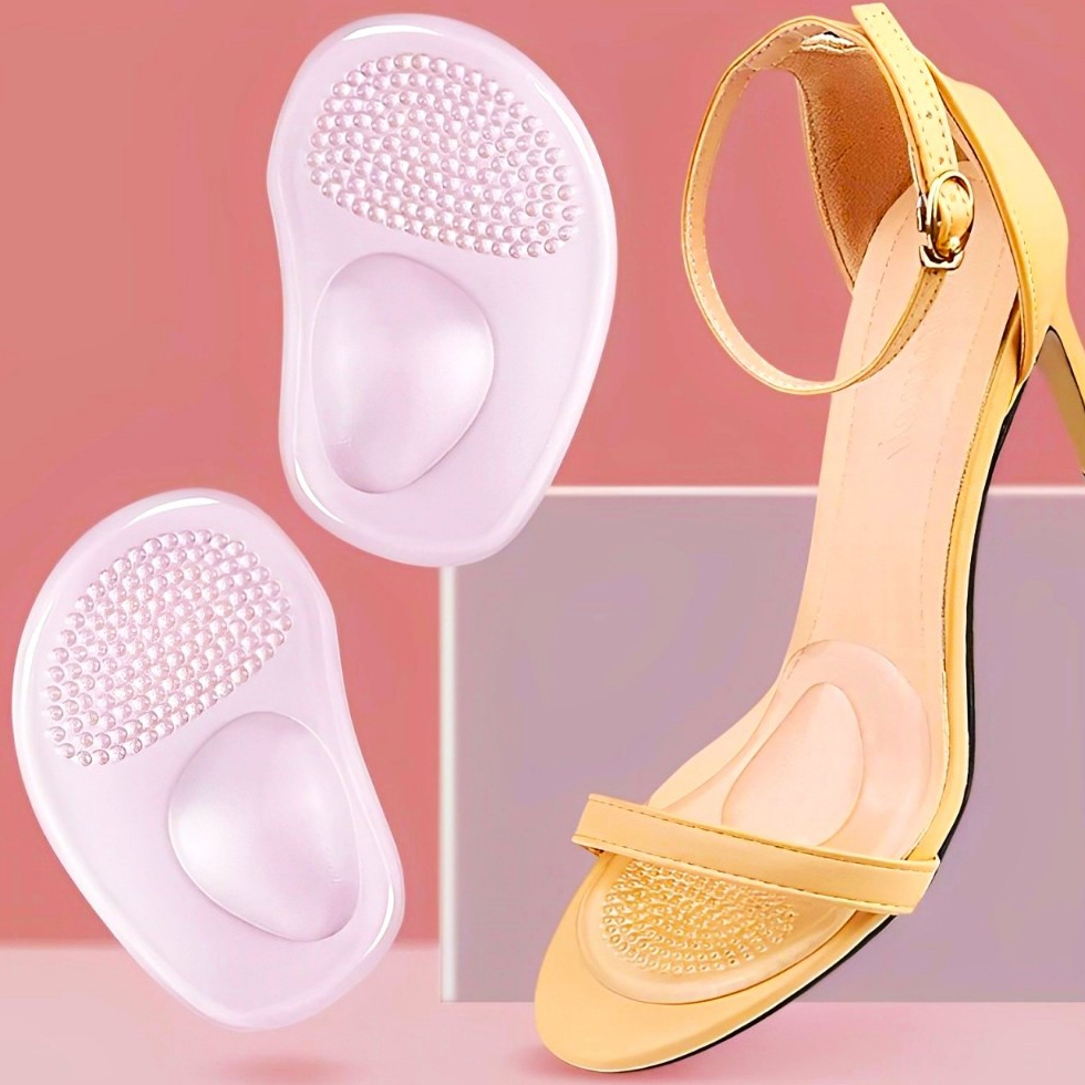 Par Palmilha em Gel Silicone Antiderrapante Anatômica Apoio Pé para Salto Alto Sapato Ortopedica Fascite Plantar em Oferta na Shopee