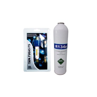Kit Reparo Refrigerador R134 Tapa Fugas + Gás 750gr