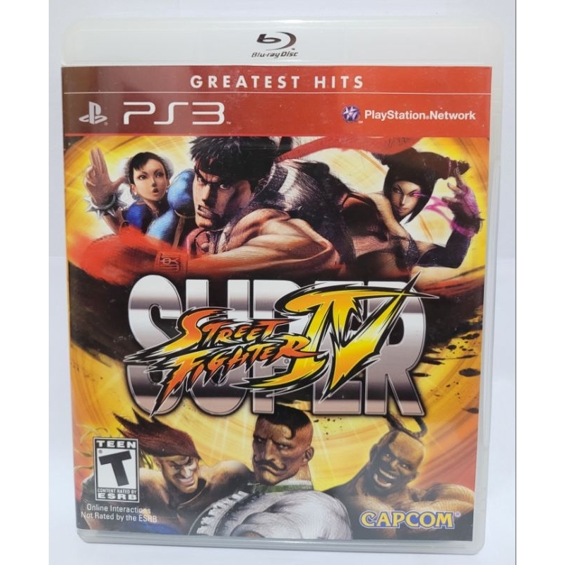 Super Street fighter IV, jogo original para Ps3 mídia física em excelente estado, com manual.