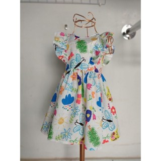 Vestido Babado Estampado