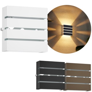 2x Arandelas Externa Slim 3 Frisos Alumínio 12x12x4cm G9 MF123 em Oferta na Shopee