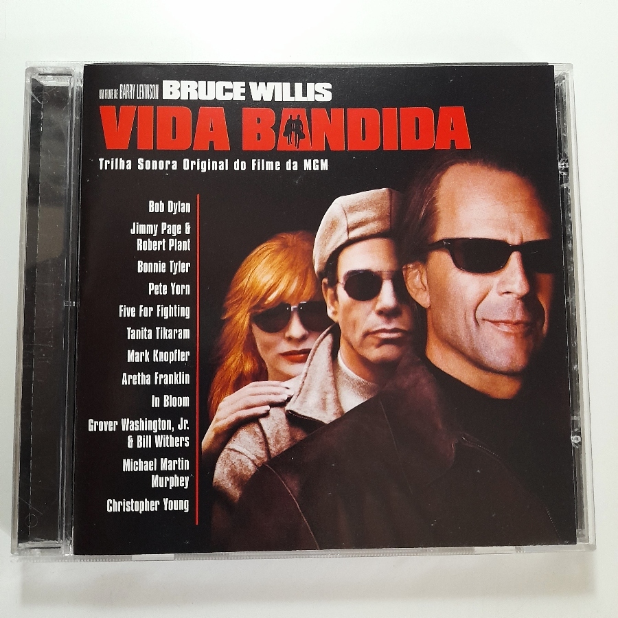 Cd seminovo, Vida Bandida Trilha sonora c/ Bonnie Tyler, Roibert Plant, Mark Knopfler.