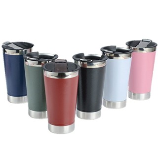Copo Térmico 473ml Com Tampa E Abridor Para Cerveja