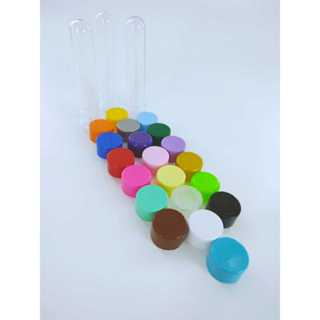 50 tubetes tubos tubet de acrílico 13 cm diversas cores, art milly lembrancinha festa em Oferta na Shopee