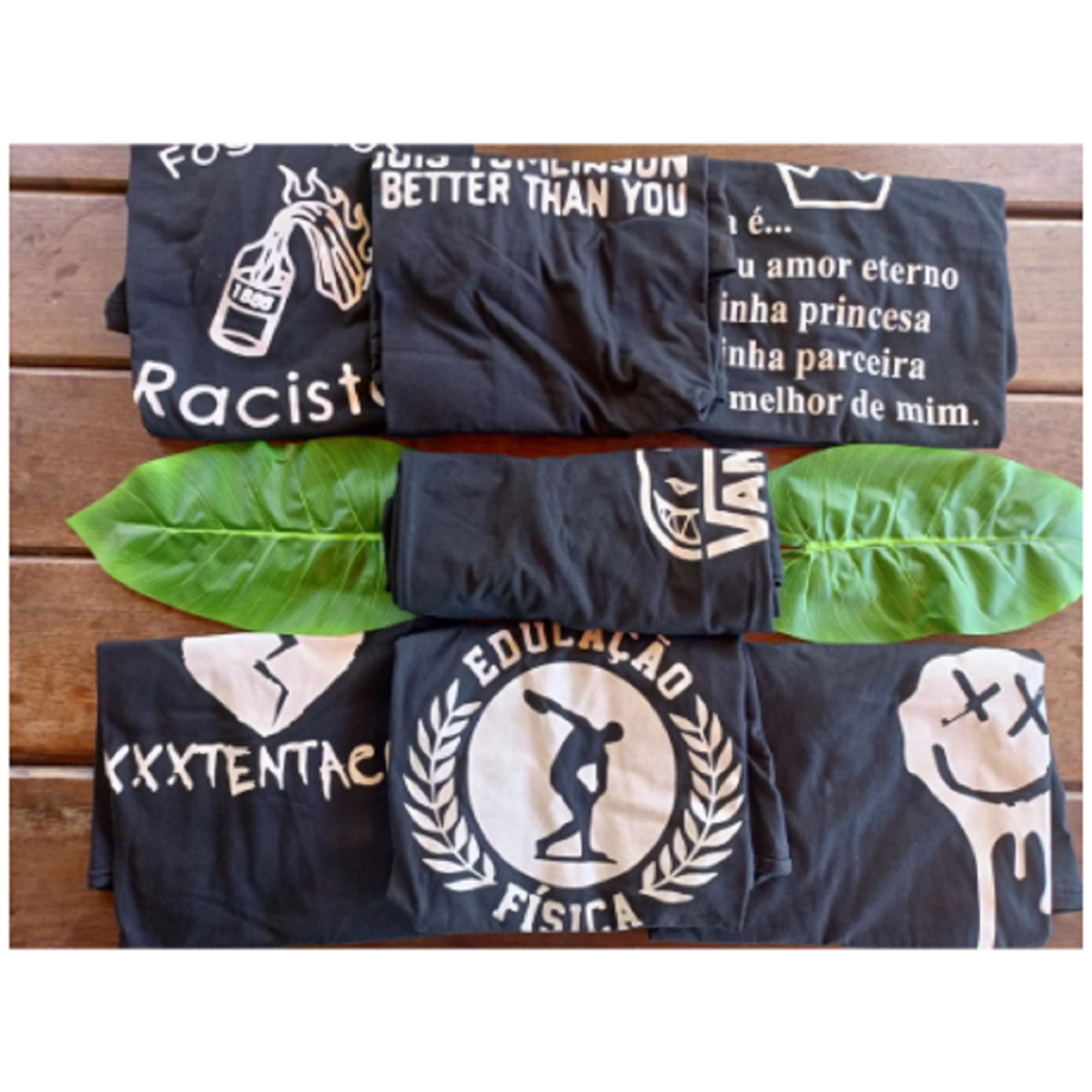 Queima de Estoque - Camiseta 100% Algodao Unissex Camisa  - Estampas Diversas