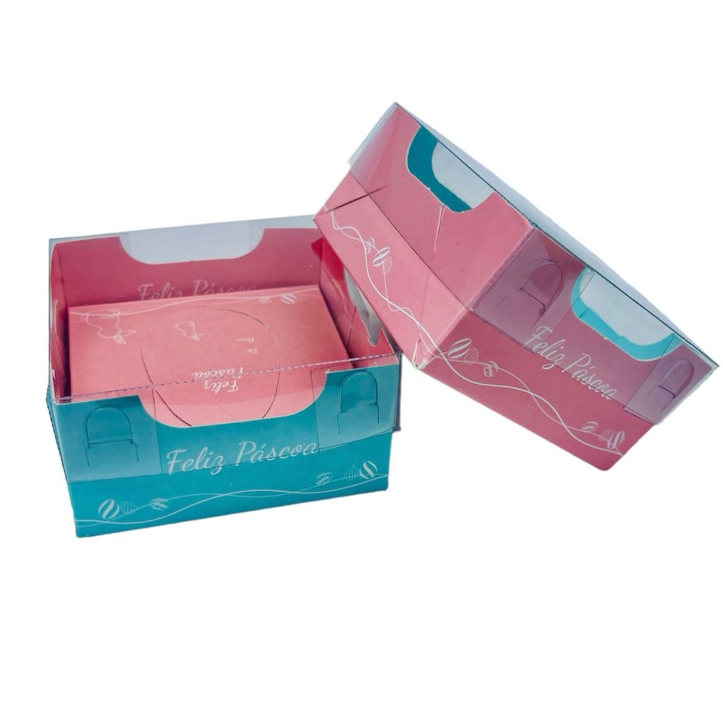 5~25 Caixas Ovo de Páscoa 50g c/ Visor Encanto Kids Dupla Face Azul Rosa 4795 (PASCOA IDEIA OUTLET) em Oferta na Shopee