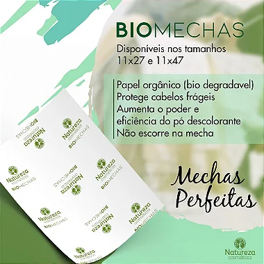 Papel Organico Para Mechas Biomechas Protege Os Fios