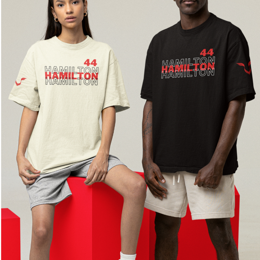 CAMISETA LEWIS HAMILTON MINIMALIST RED 100% ALGODÃO em Oferta na Shopee