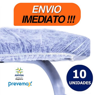 Lençol Descartável Branco (10un) TNT 2,00x0,90 com Elástico em todos os lados