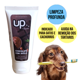 Pasta De Dente Para Cachorro E Gato Pet Gel Dental Chocolate Up Clean 60g