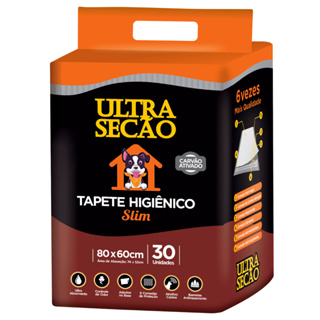 Tapete Higiênico 80x60 - 30 unidades Ultra Secão Carvão Ativado para Cães e Gatos Pets Grande em Oferta na Shopee