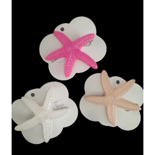 Presilha Cabelo Estrela do Mar Sereia DIVERSAS CORES UNITÁRIO em Oferta na Shopee