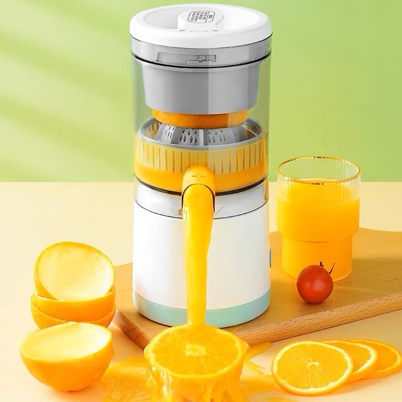 Espremedor Extrator Industrial Sucos Frutas 400ML - USB Recarregável Inox Copo espremedor de laranja eletrico espremedor de suco fruta frutas elétrico