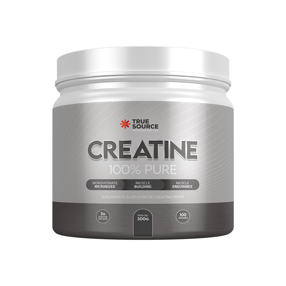True Creatine 100% Pure (Creatina Pura Monohidratada e Micronizada) 300g - True Source