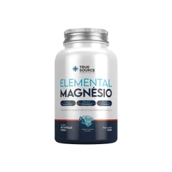 Elemental Magnésio (com Vitamina K e Vitamina D) - 60 Cápsulas - True Source