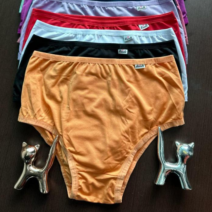 Kit com 3 Calçola Senhora Calcinha Plus Size tanga Linha De Luxo Microfibra