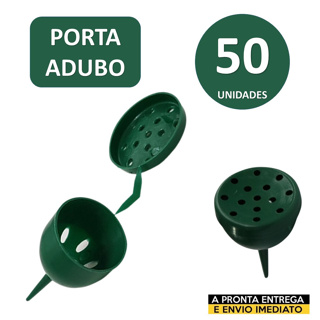 Kit 50 Porta Adubos Pequeno Verde Para Orquídeas E Bonsai em Oferta na Shopee