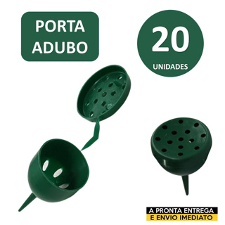 Kit 20 Porta Adubos Pequeno Verde Para Orquídeas E Bonsai em Oferta na Shopee