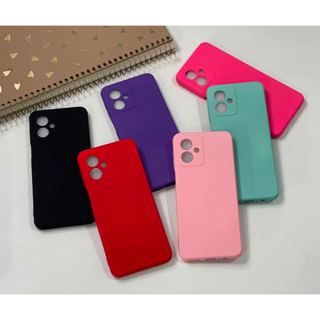 Kit Protetora Capa Capinha + Película 3D Motorola - G54 - Silicone Aveludado