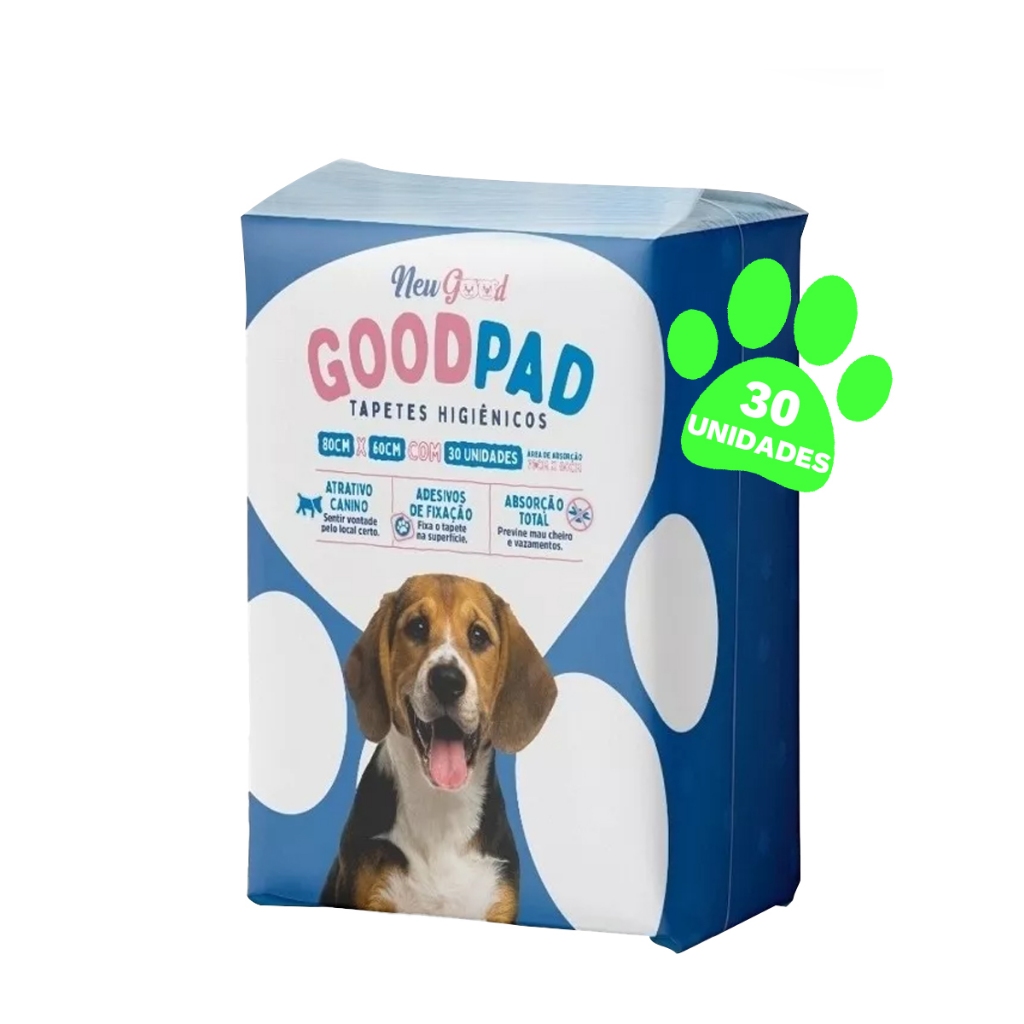 Tapete Higienico Pet Good Pads 80x60 com com 30 Unidades Para Cachorro em Oferta na Shopee