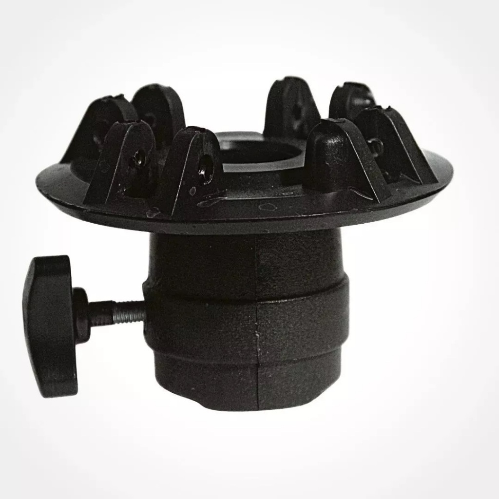 Suporte Bojo Reforçado Varal 9 Cordas Giratório Chão Flange