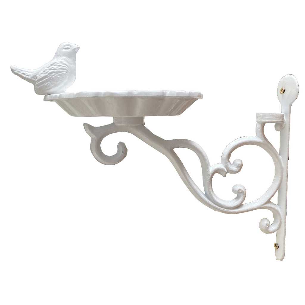 Suporte Comedouro em Metal p/ Pássaros - Decoração Europeia para Casas e Jardins - Escolha...