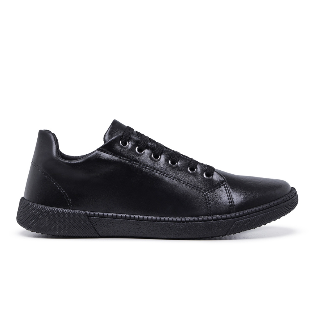 Tenis Sapatenis Maculino Casual Adulto e infantil Preto em Oferta na Shopee