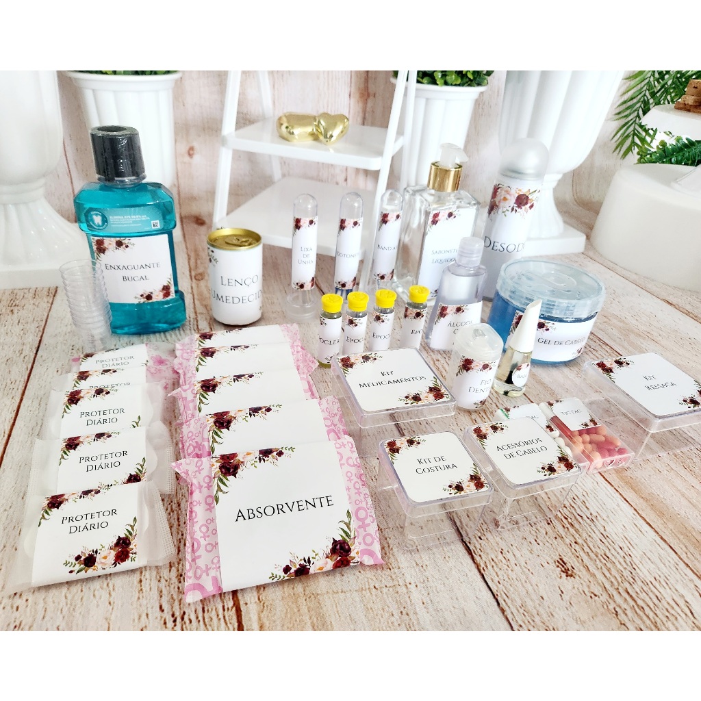 Kit Toalete Personalizado Casamentos Eventos Aniversários