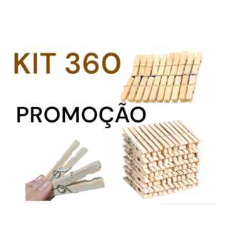 360 a 120 Prendedor Pregador de roupas de madeira pregador Grande promoção em Oferta na Shopee