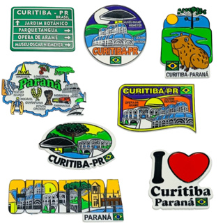 Ímãs de Geladeira Emborrachados Curitiba em Oferta na Shopee