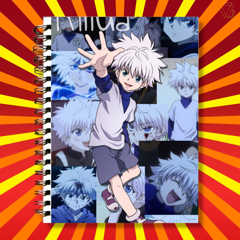 Adesivo Para Capa de Caderno Killua Zoldyck Anime Hunter × Hunter Assassino Top Excelente Qualidade em Oferta na Shopee